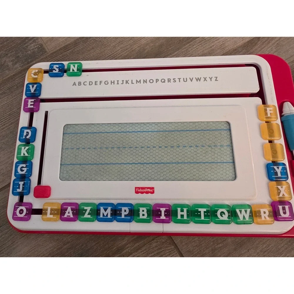 Fisher Price AlphaWriter & VTech Little Apps Tablet Kids Learning Toy Bundle Set